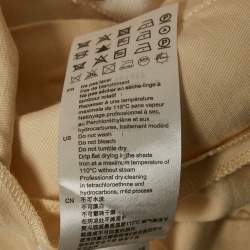 Pre Owned Sandro Cream Linen Blend Pleated Mini Dress XS