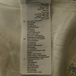 Pre Owned Sandro Blue Tweed and Denim Mini Skirt S