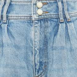 Pre Owned Sandro Blue Washed Denim Jeans S Waist 26