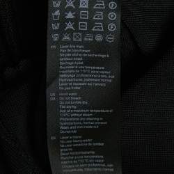 Pre Owned Sandro Black Knit Ruffled Tilly Sleeveless Crop Top M