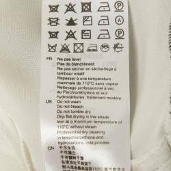 Pre Owned Sandro Black /White Crepe Blend Jumpsuit M