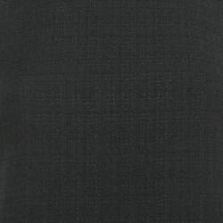 Pre Owned Sandro Black Tweed Embellished Collar Mini Dress XS 