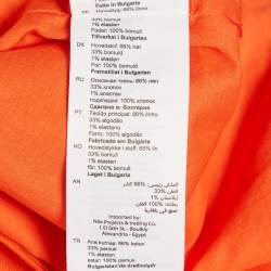 Pre Owned Sandro Orange Linen Blend Vest S