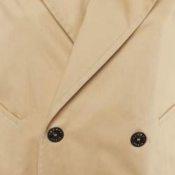 Pre Owned Sandro Beige Cotton Trench Coat S