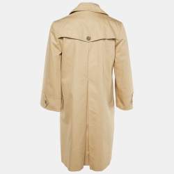 Pre Owned Sandro Beige Cotton Trench Coat S