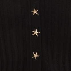 Pre Owned Sandro Black Rib Knit Sweater L