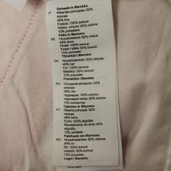 Pre Owned Sandro Red Linen Blend Trousers S