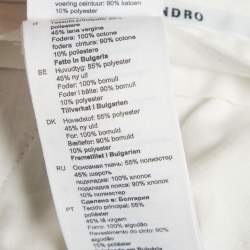 Pre Owned Sandro Beige Gabardine Trousers S