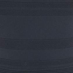 Pre Owned سندرو فستان ميدي أزرق بحري محبوك بمطاط متوسط