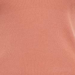 Pre Owned Sandro Brown Rib Knit Tank Top M