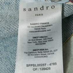 مملوكة مسبقًا Sandro Blue Denim Jacket S