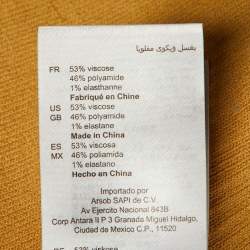 Pre Owned Sandro Yellow Knit Polo Neck Cardigan M