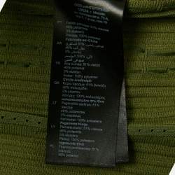 مملوكة مسبقًا Sandro Green Bead Jewels Knit Flared Short Dress L