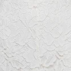 مملوكة مسبقًا Sandro White Lace Asymmetric Mini Skirt L