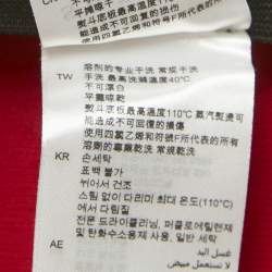 مملوكة مسبقًا تنورة ساندرو قصيرة متموجة تريكو اللون أحمر مقاس صغير