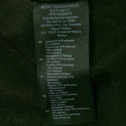 Pre Owned Sandro Black Monogram Jersey Leggings S