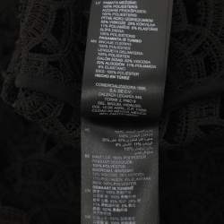 Pre Owned سندرو توب شفاف باللون الأسود مقاس صغير