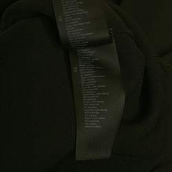 Pre Owned فستان ساندرو أبيض/أسود مضلع متوسط صغير الحجم