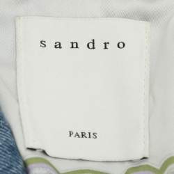 Pre Owned Sandro Blue Denim Jacket S