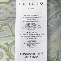 Pre Owned Sandro Blue Denim Jacket S