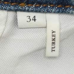 Pre Owned Sandro Blue Denim Jacket S