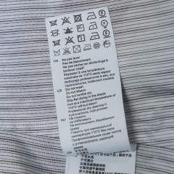 Pre Owned بليزر ساندرو كحلي غاباردين بصدرٍ مزدوج مقاس صغير