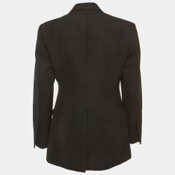 مملوكة مسبقًا بليزر ساندرو أسود جبردين مزدوج الصدر مقاس متوسط