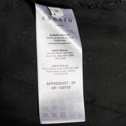 مملوكة مسبقًا جاكيت ساندرو أسود جبردين رسمي مقاس صغير