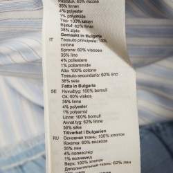 مملوكة مسبقًا فستان ساندررو أزرق مطبوع قطن ماكسي تروييا صغير