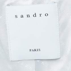 مملوكة مسبقًا بليزر ساندرو أزرق بنمط هوندستووث تويد مقاس متوسط