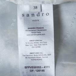 مملوكة مسبقًا بليزر ساندرو أزرق بنمط هوندستووث تويد مقاس متوسط