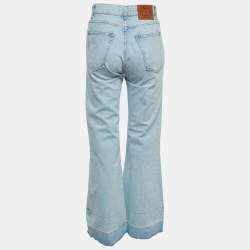 مملوكة مسبقًا بنطلون جينز واسع الساق دينم أزرق ستراديفاريوس ساندرو مقاس صغير - خصر 26 بوصة