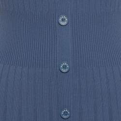 مملوكة مسبقًا فساتين ساندرو أزرق مضلع متوسطة الحجم