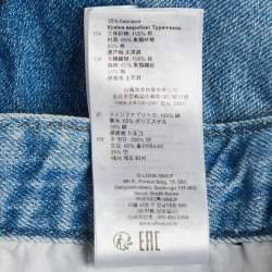 Pre Owned Sandro Blue Denim High Rise Jeans M/Waist 26"