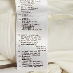 مملوكة مسبقًا Sandro Beige Gabardine Straight Fit Pants M