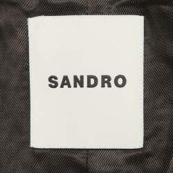مملوكة مسبقًا Sandro Multicolour Tweed Bouclé Cropped Jacket XS