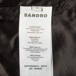 مملوكة مسبقًا Sandro Multicolour Tweed Bouclé Cropped Jacket XS