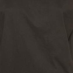 Pre Owned Sandro Black Jersey Crystal Embellished Cut-Out Gustave Top S