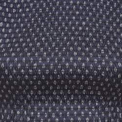 Pre Owned Sandro Navy Blue Printed Satin Mini Dress S