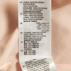 Sandro Pink Floral Pattern Lace Tie-Up Detail Mini Dress S