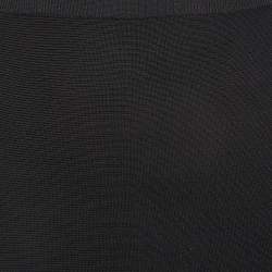 Sandro Black Knit Flared Midi Skirt S