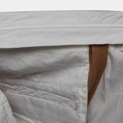 Pre Owned Sandro Brown Wool Blend High-Waist Trousers S