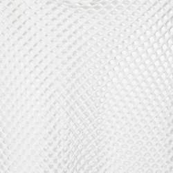 Pre Owned Sandro White Mesh Crew Neck Crop Top S