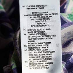 Pre Owned Sandro Purple Paisley Print Silk Ruffled Mini Dress S