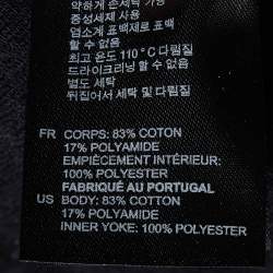 Pre Owned Sandro Black Cotton Lolipop Balloon Sleeve Top M