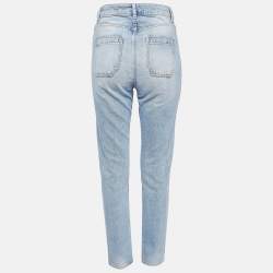 Pre Owned Sandro Blue Washed Denim Jeans S Waist 26"