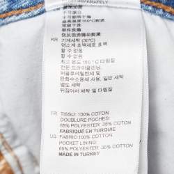 Pre Owned Sandro Blue Washed Denim Jeans S Waist 26"