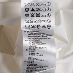 Pre Owned Sandro White Cotton Puff Sleeves Top M