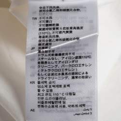 Pre Owned Sandro White Cotton Puff Sleeves Top M