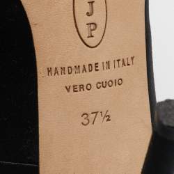 Pre Owned SJP Sarah Jessica Parker Black Satin Tempest Pumps Size 37.5